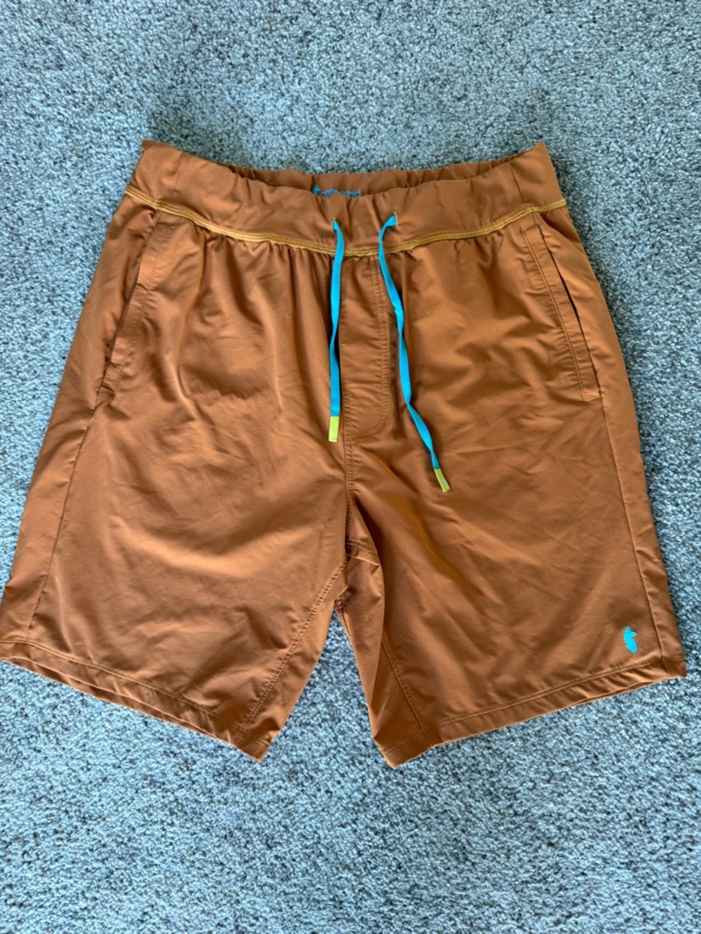 Cotopaxi Men's 7" Shorts Color Whiskey/Burnt Orange Sz Medium